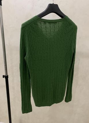 Кашемировый свитер джемпер uniqlo женский шерстяной зеленый вязаный4 фото