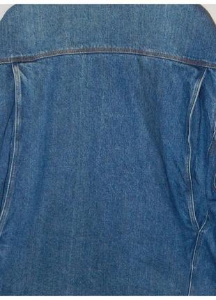 Винтажная джинсовая утеплённая рабочая куртка workwear от lois (испания)6 фото