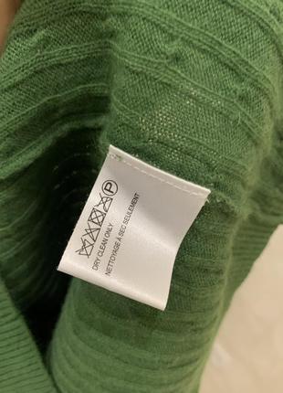 Кашемировый свитер джемпер uniqlo женский шерстяной зеленый вязаный5 фото