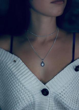 Жіночий ланцюжок із кулончиком