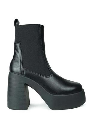 Черевики altercore ebony жіночі колір чорний на платформі розмір 36, 37, 38, 39, 40, 41