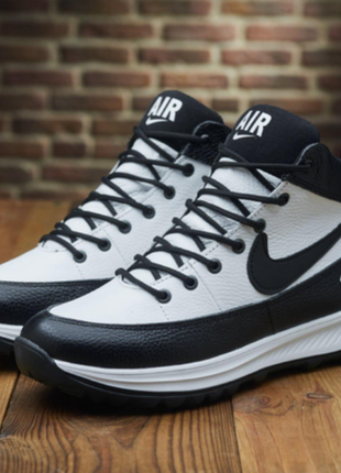 Натуральні шкіряні теплі зимові ботінки черевики кеди кросівки туфлі для чоловіків натуральные кожан