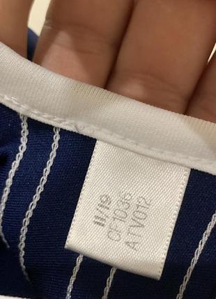 Футболка adidas синяя мужская спортивная6 фото