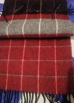 100%шерсть duomo men шарф.