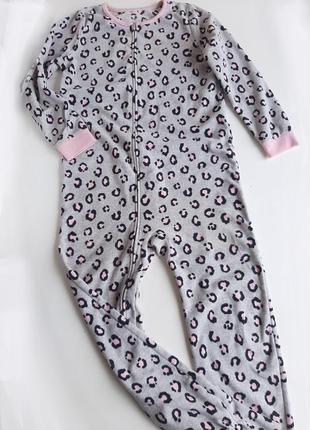 Carters серая пижама из микрофлиса для девочек 8-10роков