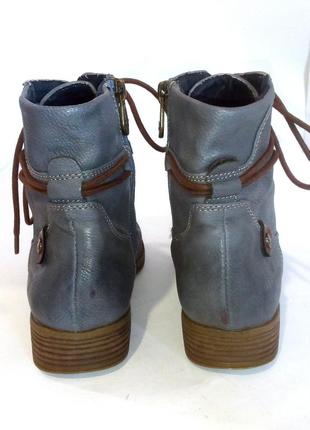 🥾🥾🥾 стильные демисезонные ботинки на шнуровке от tom tailor, р.36 код b36275 фото