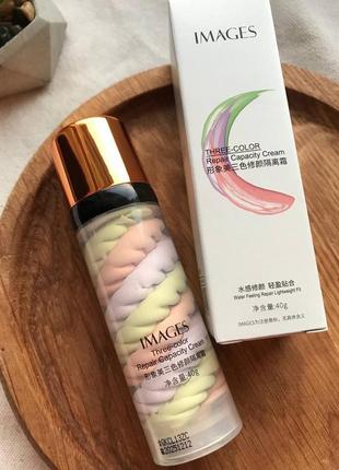 База під макіяж 3 в 1 триколірна вирівнювальна images