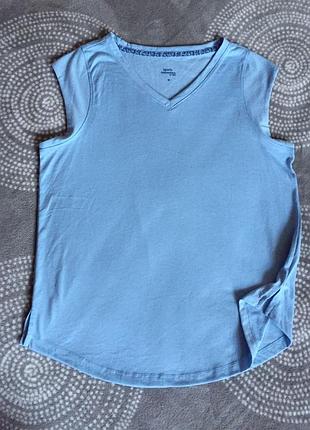 Tchibo жіноча спортивна футболка блакитного кольору