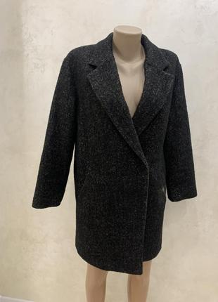 Шерстяное пальто levis женское классическое1 фото