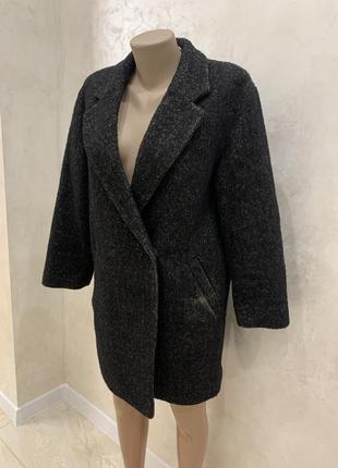 Шерстяное пальто levis женское классическое3 фото