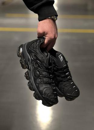 Nike air vapormax plus black2 фото