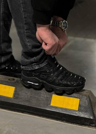 Nike air vapormax plus black8 фото