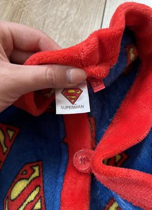 Флісовий халат superman2 фото
