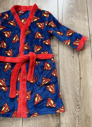 Флісовий халат superman4 фото