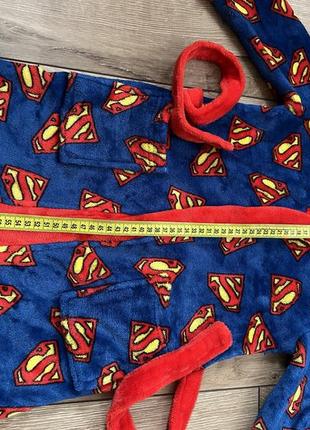 Флісовий халат superman9 фото