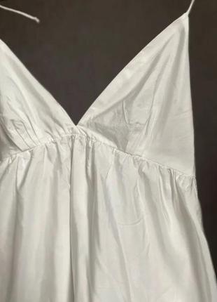 Zara платье белое5 фото