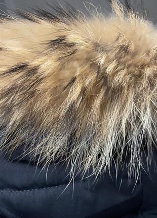 Теплый качественный женский зимний пуховик натуральный гусиный пух4 фото