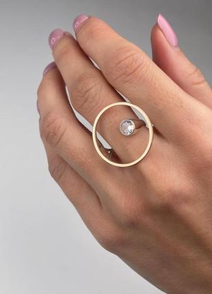 🇺🇦 кольццо серебро 925° золото 375° пластины, вставка куб.циркониии,коло кольца 1030.50