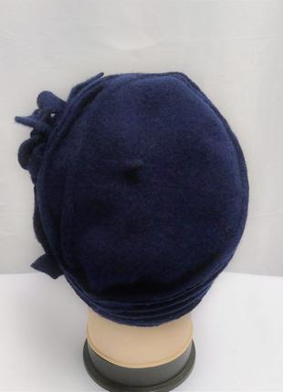 Шерстяная шапка шляпка moddison италия /7107/4 фото