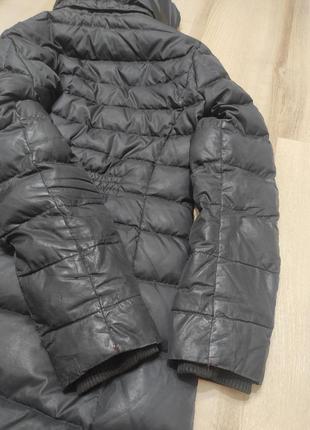 Зимний удлиненный пуховик tommy hilfiger, пуховая дутая длинная куртка, пуховик-одеяло9 фото