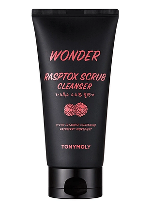 Пенка-скраб с малиной tony moly wonder rasptox scrub cleanser 150 мл1 фото