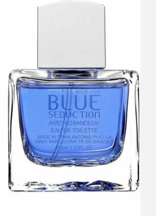 Blue seduction (антоніо бандерас блю седакшн) 65 мл — чоловічі парфуми (пробник)1 фото