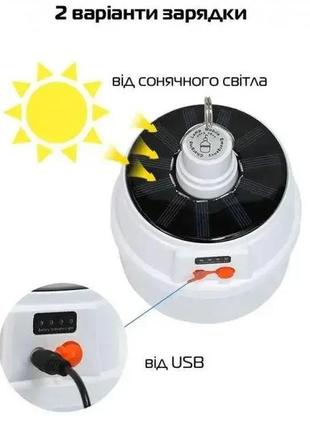 Лампа диодная для кемпинга micro usb bailong bl-20225 фото