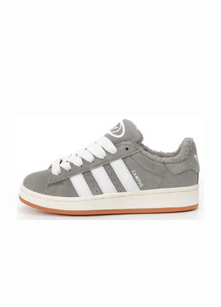 Зимние кроссовки кроссовки adidas campus 00s grey three winter  ⁇  36-45.