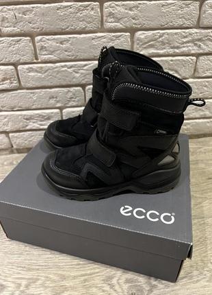 Продам зимние ботинки ecco р. 30