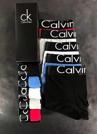 Чоловіча білизна calvin klein black 5 шт10 фото