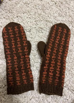 Нові рукавиці теплі на підлітка або дорослого2 фото