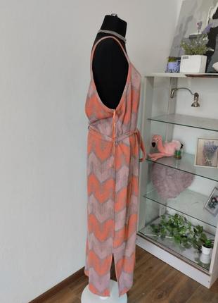 Стильна батальна трикотажна сукня/сарафан міді плотна4 фото