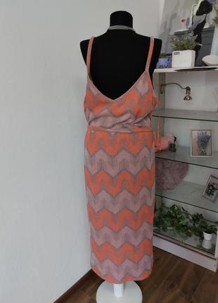 Стильна батальна трикотажна сукня/сарафан міді плотна6 фото