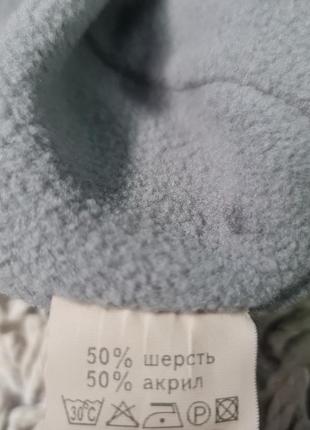 Зимняя  шапка на флисе  adidas шерсть 80% акрил 20% 293106 фото