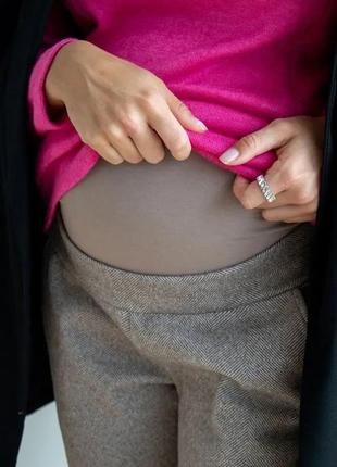 👑vip👑 брюки для беременных, тёплые щуны шерсть для беременных5 фото