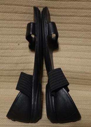 Чудесные легкие фирменные черные кожаные босоножки camper испания 40 р. ( 25,4 см.)8 фото
