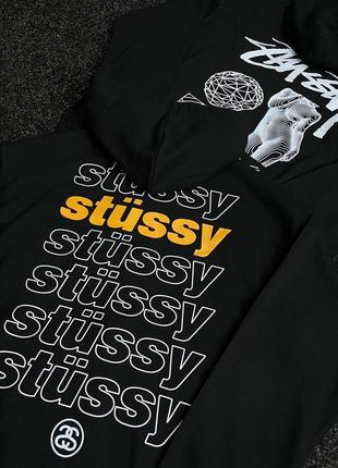 Зип худи stussy zip hoodie спухи соп худи 👕2 фото