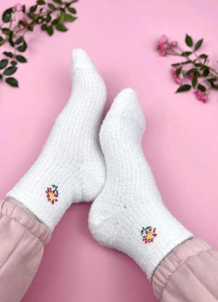 Шкарпетки жіночі.фліс. дуже мʼякі і теплі2 фото