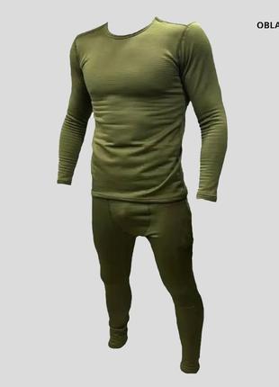 Термобілизна (зимова) олива kodor thermo army microfleece