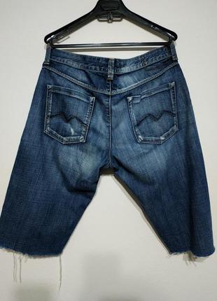 W32 w33 mustang шорты джинсовые мужские синие брендовые zxc3 фото