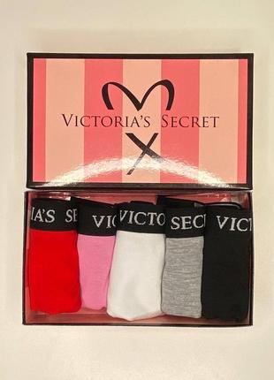 Стрінги victoria's secret набір 5 штук в комплекті нижня білизна вікторія сікрет труси2 фото