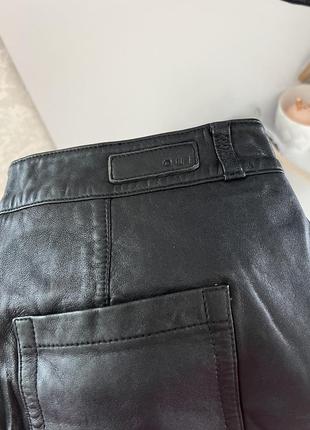 Крутые кожаные натуральные штаны брюки asos5 фото
