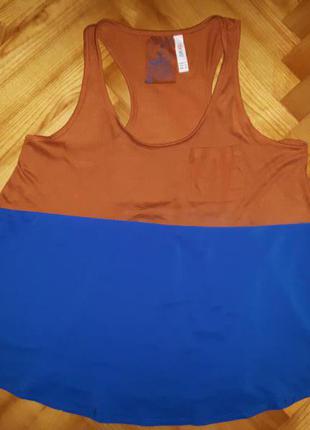 Двоколірний топ від denim co! p.-34