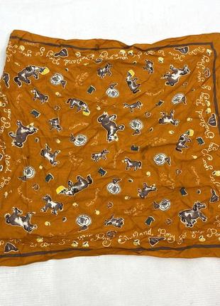 Бандана платок esprit, оранжевая 49x48 см