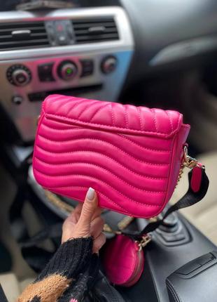Жіноча сумка 👜louis vuitton рожева3 фото