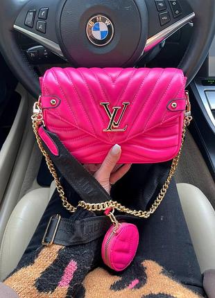 Жіноча сумка 👜louis vuitton рожева