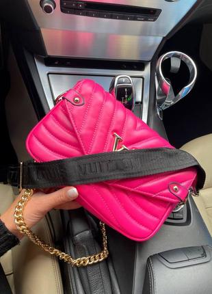 Жіноча сумка 👜louis vuitton рожева6 фото