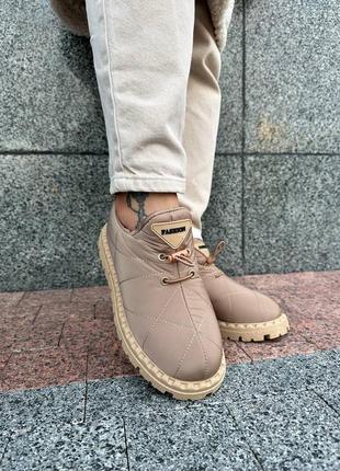 Шикарні жіночі зимові укорочені дутики