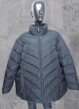 Пуховик натуральний пух land'send розмір 3xl-4xl