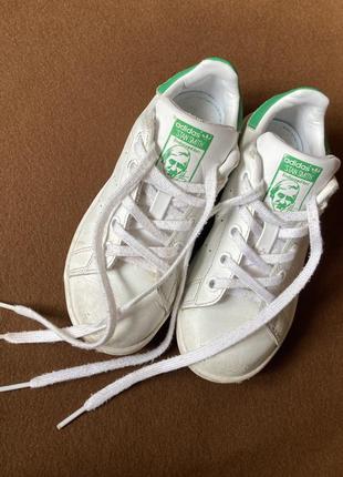 Кожаные детские кроссовки adidas stan smith оригинал5 фото